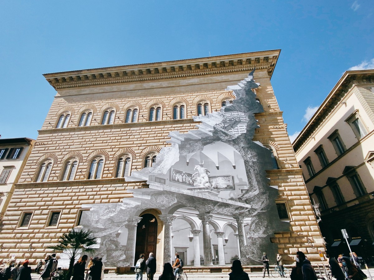 用「傷痕」開啟與「新冠肺炎」在斯特羅齊宮的對話。 Use “La Ferita” to communicate with COVID-19 in the Strozzi&nbsp;Palace.