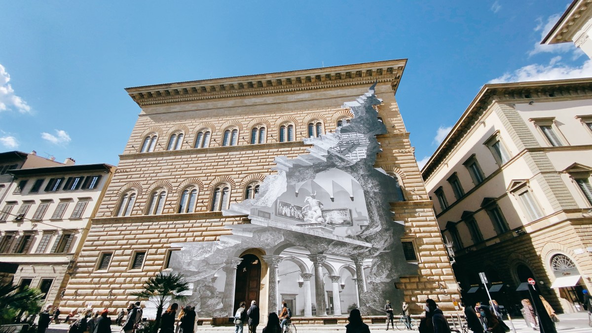 用「傷痕」開啟與「新冠肺炎」在斯特羅齊宮的對話。 Use “La Ferita” to communicate with COVID-19 in the Strozzi&nbsp;Palace.